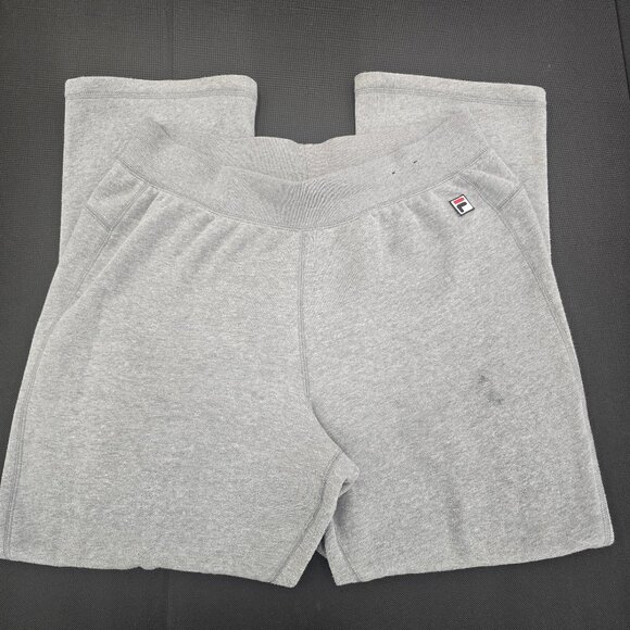 Fila Women's Essential Gray Straight Leg Sweatpants W Fleece Lining Size Large - Picture 1 of 5
